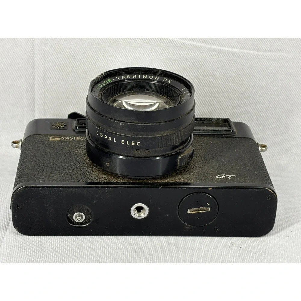 Yashica Electro 35 GT 35mm Film Camera Color-Yashinon DX 45mm f/1.7 Lens UNTEST